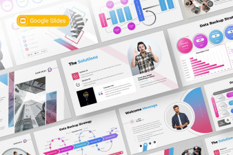 Data Backup Strategy Google Slides Presentation Template